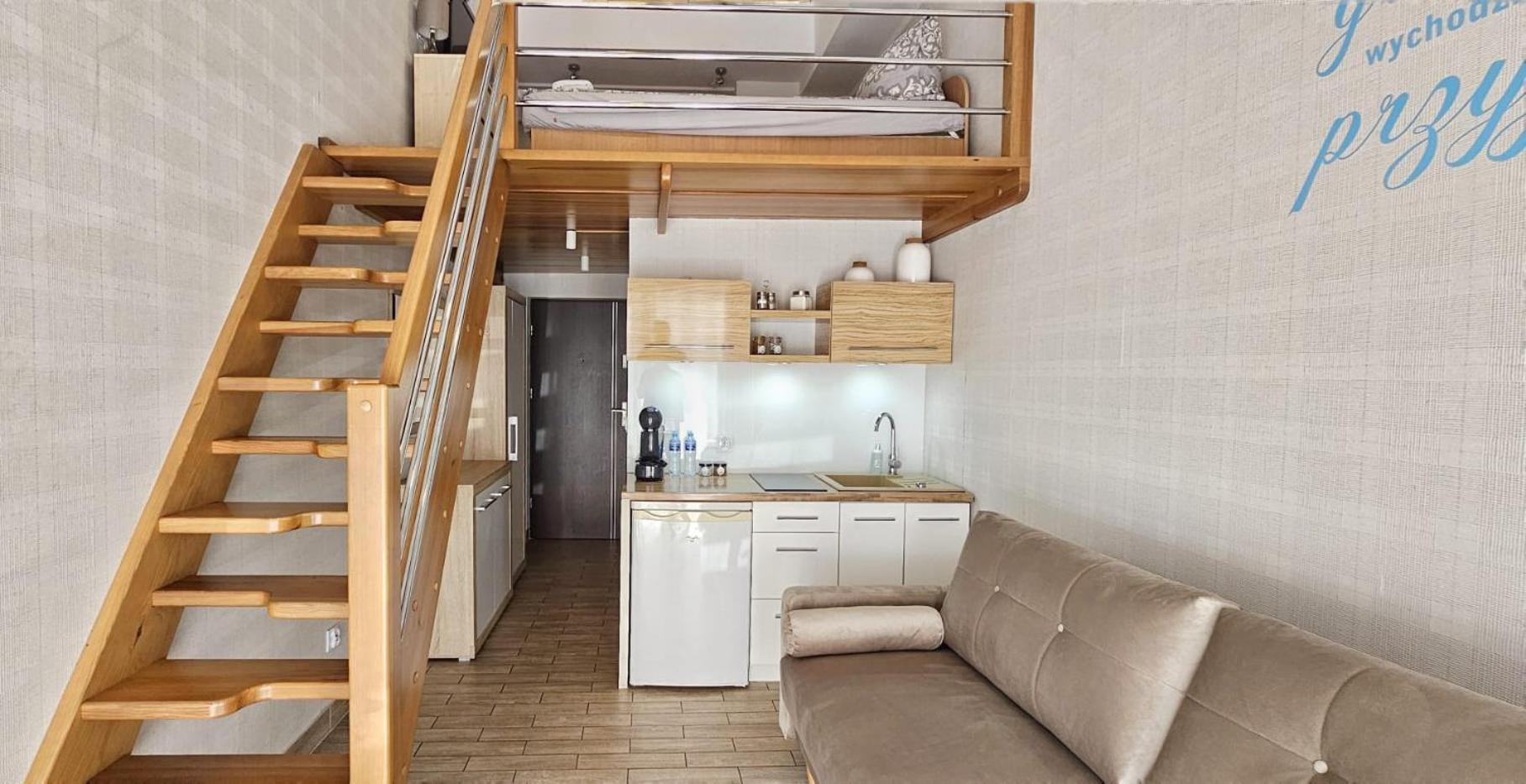 Holiday Home Slavia New S8 Miedzyzdroje Z Antresola I Balkonem Przy Plazy Kültér fotó
